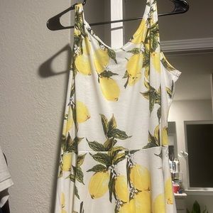 Lemon print sundress